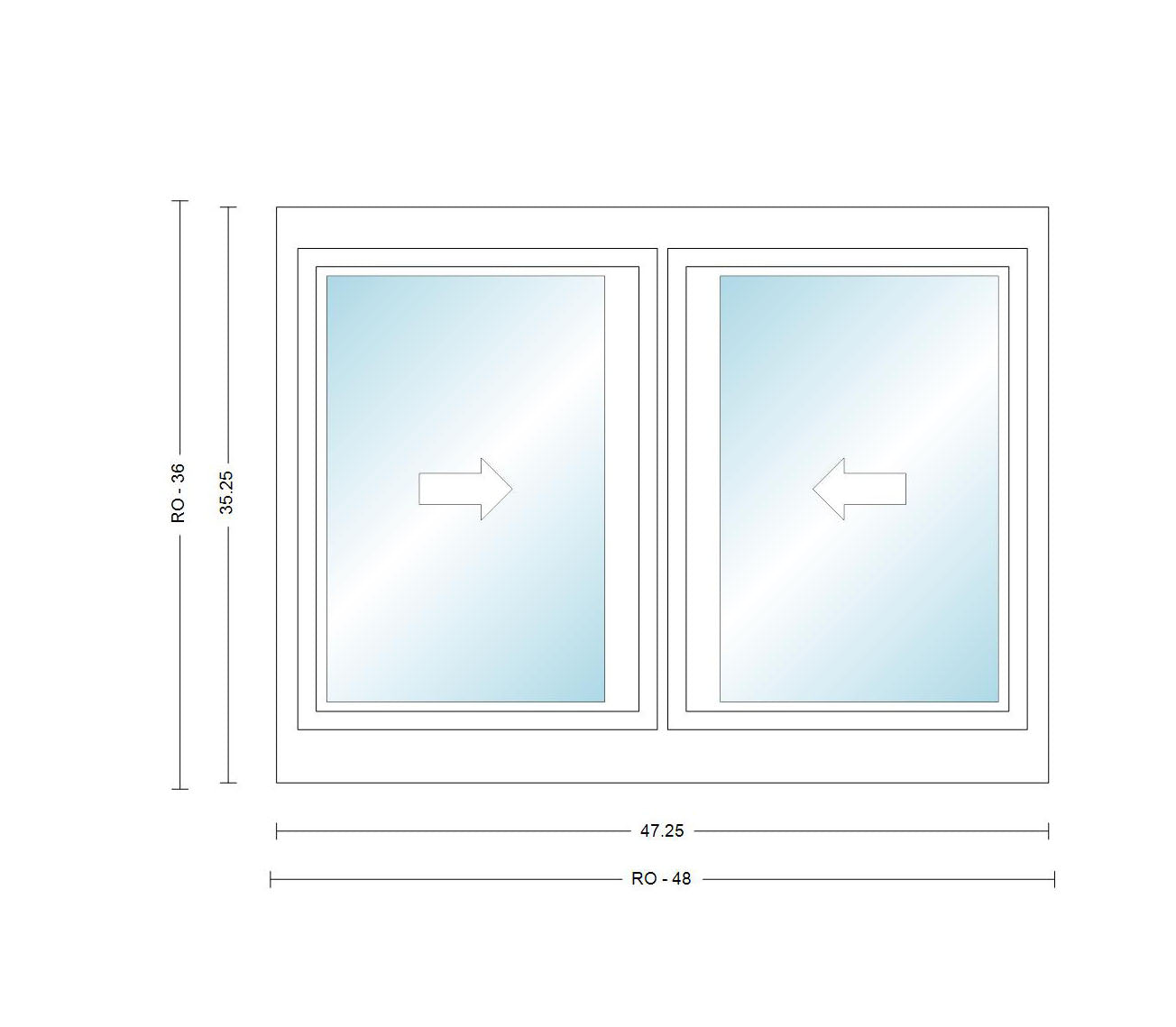 ANDERSEN Windows 400 Series Gliding Slider Window 47-1/4" Wide Vinyl Exterior Wood Interior Low-E4 Dual Pane Glass Full Screen/Grilles/Tempered Optional G42, G43, G436, G44, Or G45