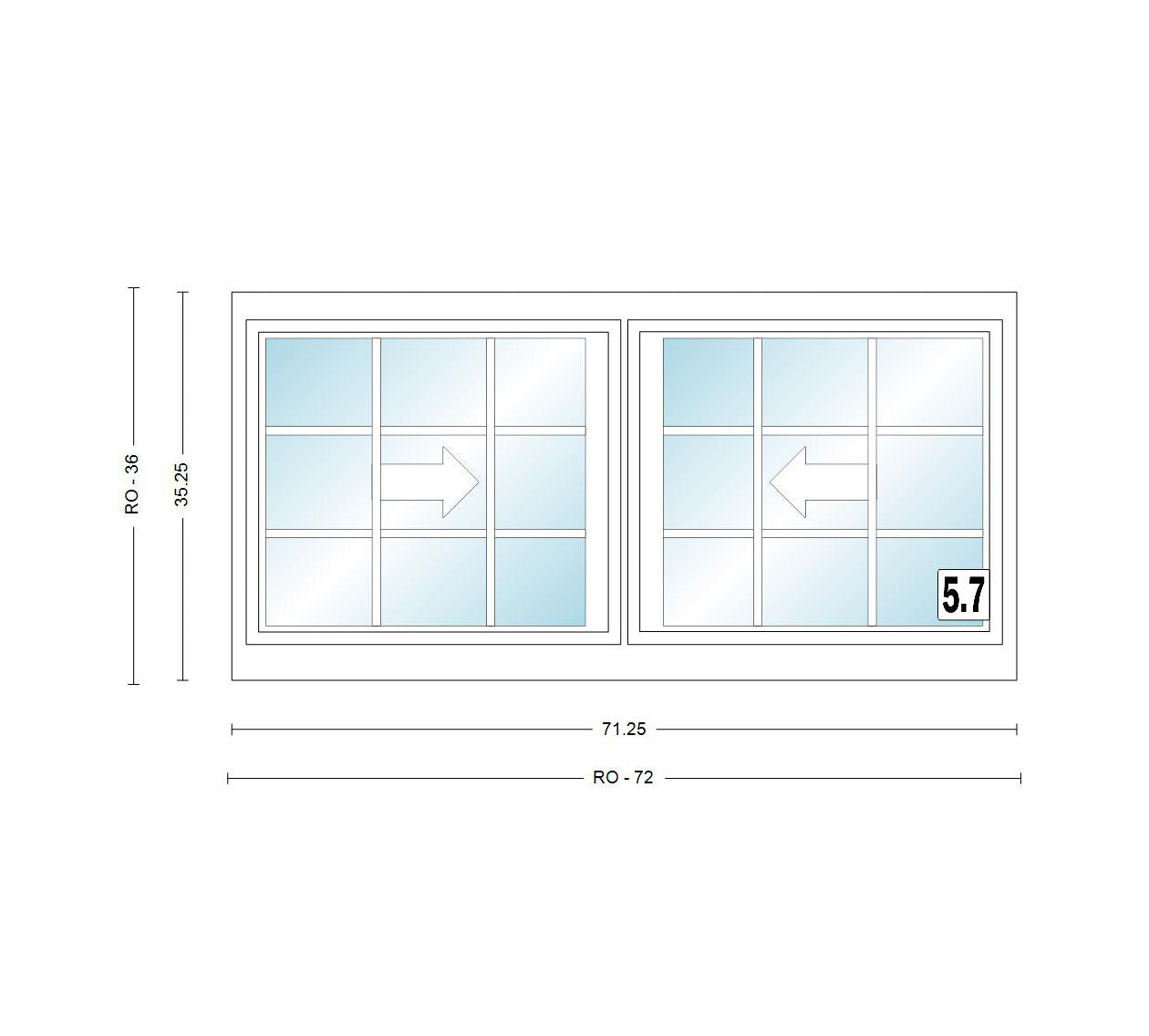 ANDERSEN Windows 400 Series Gliding Slider Window 71-1/4" Wide Vinyl Exterior Wood Interior Low-E4 Dual Pane Glass Full Screen/Grilles/Tempered Optional G63, G636, G64, Or G65