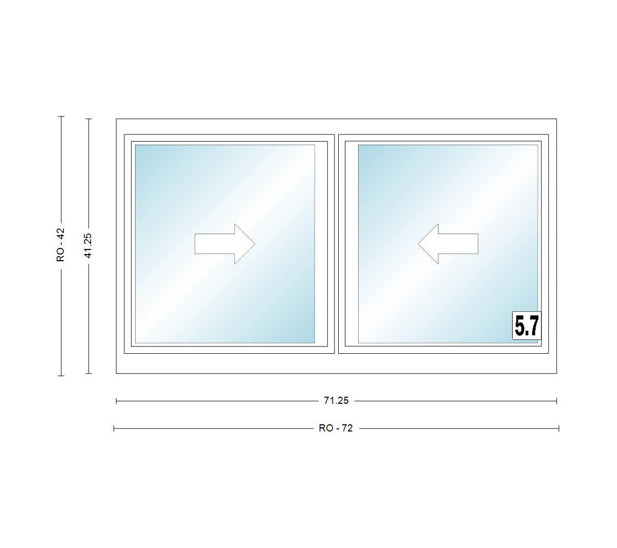 ANDERSEN Windows 400 Series Gliding Slider Window 71-1/4" Wide Vinyl Exterior Wood Interior Low-E4 Dual Pane Glass Full Screen/Grilles/Tempered Optional G63, G636, G64, Or G65