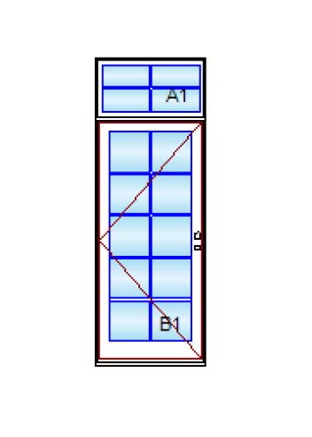 MARVIN IN STOCK Elevate Left Hand Inswing French Door CN3065 With Direct Glazed Picture Window Above Frame Size: 36-5/16" X 98-3/4" Stone White Fiberglass Exterior White Painted Pine Interior 6-9/16" Jambs Northfield White Keyed Hardware White Hinges