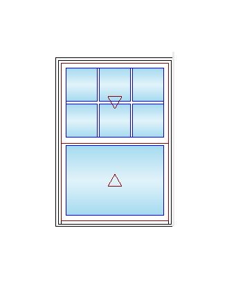 MARVIN IN STOCK Elevate Double Hung Window CN3448 Frame Size: 33.5" X 47.75" Ebony Fiberglass Exterior Bare Pine Interior 4-9/16" Jambs Screen Included Matte Black Hardware Silver Perimeter Bar Black Weatherstrip GBG 3W2H Upper Sash
