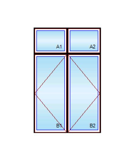 MARVIN IN STOCK Ultimate Twin Casement With Transoms Above CN3628-2 Above CN3684-2 Frame Size: 72" X 110-5/8" Ebony Aluminum Clad Exterior Bare Pine Interior 4-9/16" Jambs White Hardware Black Perimeter Bar 3" Sash Limiter NO SCREENS