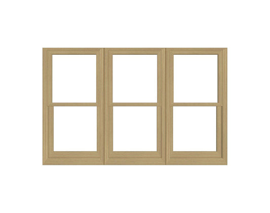 Triple Boxed Windows Triple Unit Double Hung โ CM Windows and Doors