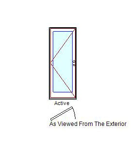 MARVIN Elevate Inswing/Outswing French Door 30-5/16", 32-5/16", Or 36-5/16" X 79 1/2", 82", 86", Or 95-1/2" Wood Interior Fiberglass Exterior Clear Tempered Low-E2 Argon CN2665 CN2668 CN2670 CN2680 CN2865 CN2868 CN2870 CN2880 CN3065 CN3068 CN3070 CN3080