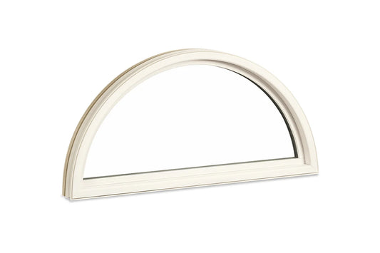 Marvin Essential Direct Glazed Round Top Fixed Picture Window Fiberglass Exterior And Interior Low-E2 With Argon Glass Tempered Option RT1 CN 2613, CN 2814, CN 3016, CN 3619, CN 4020, CN 5026, CN 5428, CN 6030, CN 7036 Or CN 8040