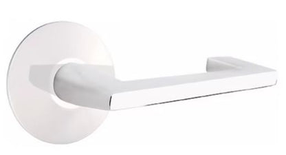 EMTEK Argos Lever Modern, Disk, Square, Neos, Modern Rectangular, Or Urban Modern Rosette Door Lever Handle Passage, Privacy, Or Dummy Many Color Options