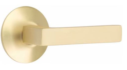 EMTEK Dumont Lever Modern, Disk, Square, Neos, Modern Rectangular, Or Urban Modern Rosette Door Lever Handle Passage, Privacy, Or Dummy Many Color Options