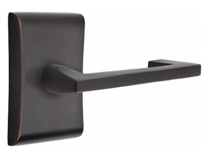 EMTEK Argos Lever Modern, Disk, Square, Neos, Modern Rectangular, Or Urban Modern Rosette Door Lever Handle Passage, Privacy, Or Dummy Many Color Options