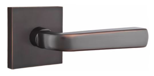 EMTEK Sion Lever Modern, Disk, Square, Neos, Modern Rectangular, Or Urban Modern Rosette Door Lever Handle Passage, Privacy, Or Dummy Many Color Options