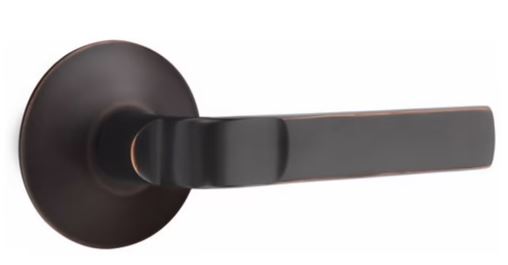 EMTEK Aston Lever Modern, Disk, Square, Neos, Modern Rectangular, Or Urban Modern Rosette Door Lever Handle Passage, Privacy, Or Dummy Many Color Options