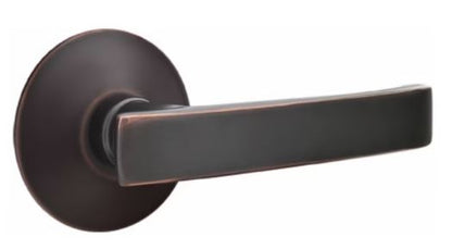 EMTEK Geneva Lever Modern, Disk, Square, Neos, Modern Rectangular, Or Urban Modern Rosette Door Lever Handle Passage, Privacy, Or Dummy Many Color Options