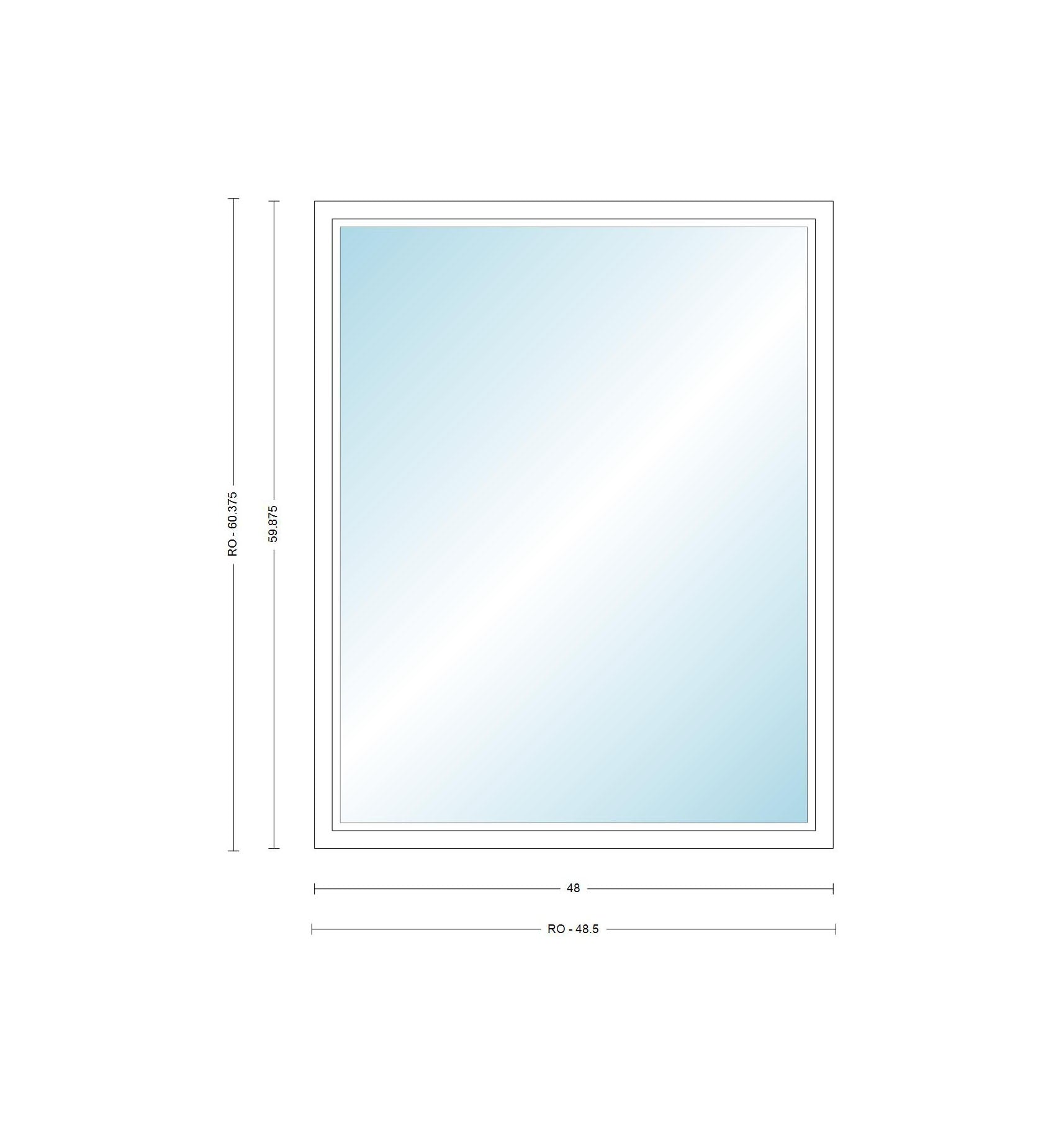 ANDERSEN Windows 400 Series Picture Window Fixed 48" Wide Vinyl Exterior Wood Interior Low-E4 Dual Pane Argon Full Glass Grilles Optional P4030, P4035, P4040, P4045, P4050, P4055, Or P4060