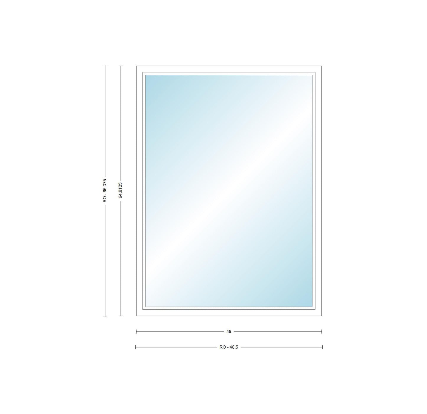 ANDERSEN Windows 400 Series Picture Window Fixed 48" Wide Vinyl Exterior Wood Interior Low-E4 Dual Pane Argon Full Glass Grilles Optional P4030, P4035, P4040, P4045, P4050, P4055, Or P4060