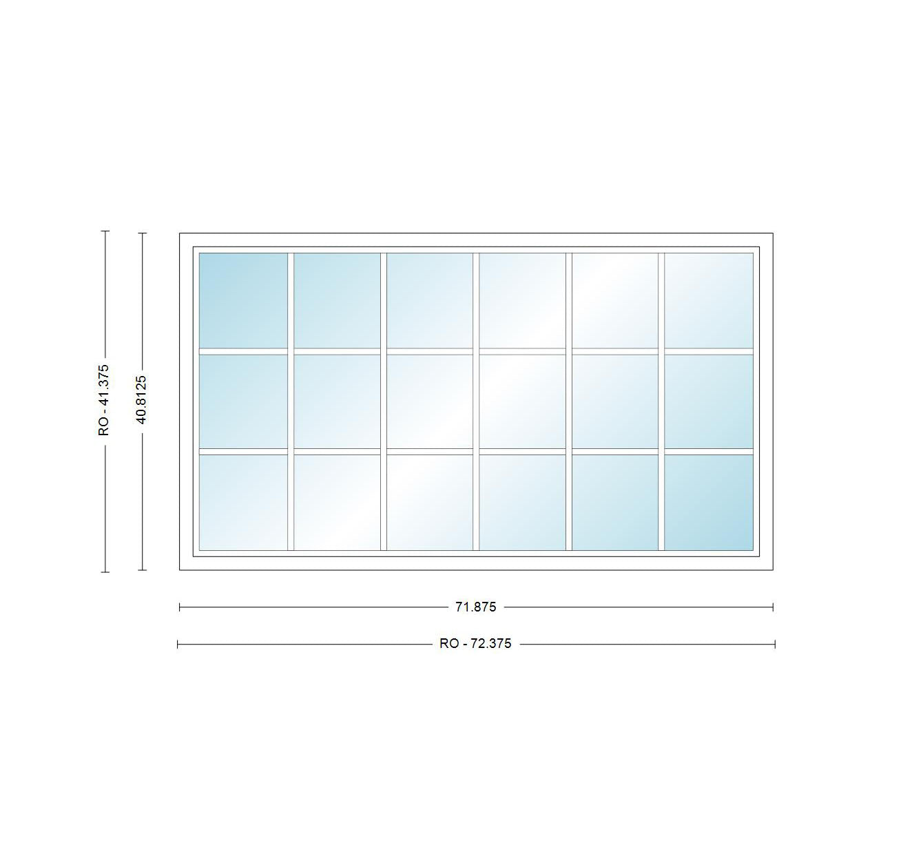 ANDERSEN Windows 400 Series Picture Window Fixed 71-7/8" Wide Vinyl Exterior Wood Interior Low-E4 Dual Pane Argon Full Glass Grilles Optional P6030, P6035, P6040, P6045, Or P6050