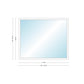 ANDERSEN Windows 400 Series Picture Window Fixed 71-7/8" Wide Vinyl Exterior Wood Interior Low-E4 Dual Pane Argon Full Glass Grilles Optional P6030, P6035, P6040, P6045, Or P6050