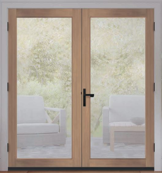 JELDWEN F-4500 6'0 X 6'8" Fiberglass 2 Panel Foldable Direct Glazed Frameless Glass Folding Bifold Patio Door Screen Optional