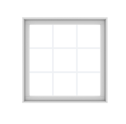 ANDERSEN Windows 400 Series Picture Window Fixed 35-15/16" Wide Vinyl Exterior Wood Interior Low-E4 Dual Pane Argon Full Glass Grilles Optional P3030, P3035, P3040, P3045, P3050, P3055, Or P3060