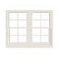 ANDERSEN Windows 400 Series Twin Double Hung 59-3/8" Wide Equal Sash Vinyl Exterior Wood Interior Low-E4 Dual Pane Glass Screen/Tempered/Frosted/Grilles Optional TW2432-2, TW2436-2, TW24310-2, TW2442-2, TW2446-2, TW24410-2, Or TW2452-2