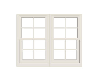 ANDERSEN Windows 400 Series Twin Double Hung 63-3/8