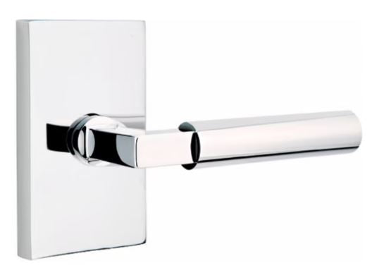EMTEK Hercules Lever Modern, Disk, Square, Neos, Modern Rectangular, Or Urban Modern Rosette Door Lever Handle Passage, Privacy, Or Dummy Many Color Options