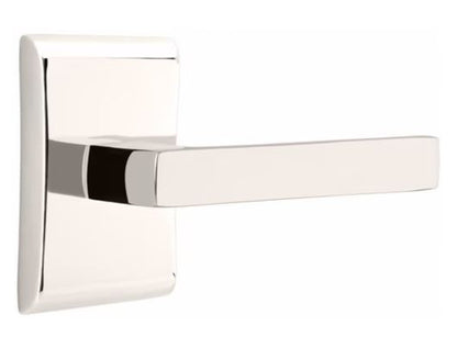 EMTEK Dumont Lever Modern, Disk, Square, Neos, Modern Rectangular, Or Urban Modern Rosette Door Lever Handle Passage, Privacy, Or Dummy Many Color Options