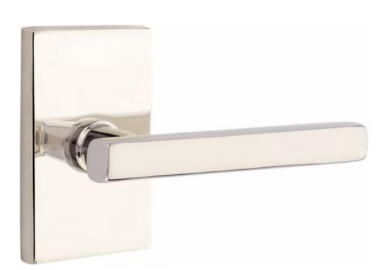 EMTEK Freestone Lever Modern, Disk, Square, Neos, Modern Rectangular, Or Urban Modern Rosette Door Lever Handle Passage, Privacy, Or Dummy Many Color Options