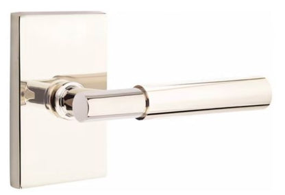 EMTEK Myles Lever Modern, Disk, Square, Neos, Modern Rectangular, Or Urban Modern Rosette Door Lever Handle Passage, Privacy, Or Dummy Many Color Options