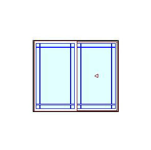 MARVIN Essential 8'0" X 6'8" Frame Size 95½" X 79½" Ultrex Fiberglass Interior And Exterior Sliding/Gliding Clear Tempered Low-E2 With Argon Glass 2 Panel Patio Door Grilles/Screen Options CN 8068