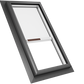 VELUX QPF 53-5/8" X 53-5/8" Outside Flashing Fixed Pitched Roof Self Flashed Skylights White Shades Included 4646