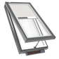 VELUX VCS Or VCE 22½ Inside Curb Width Curb Mounted Solar Or Electric Venting 'Fresh Air' Skylight Step Flashing Optional White Shades Included 2222, 2234 Or 2246