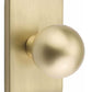 EMTEK Orb Knob  Modern, Disk, Square, Neos, Modern Rectangular, Or Urban Modern Rosette Door Knob Handle Passage, Privacy, Or Dummy Many Color Options