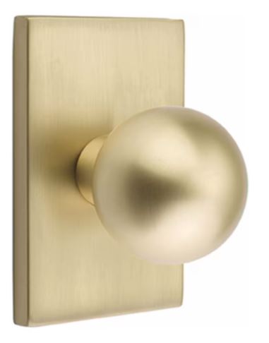EMTEK Orb Knob  Modern, Disk, Square, Neos, Modern Rectangular, Or Urban Modern Rosette Door Knob Handle Passage, Privacy, Or Dummy Many Color Options