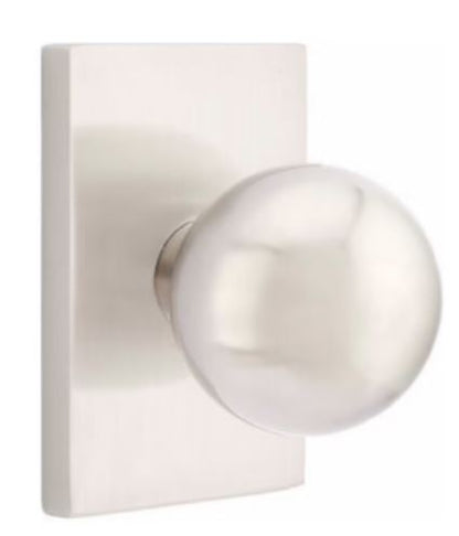 EMTEK Orb Knob  Modern, Disk, Square, Neos, Modern Rectangular, Or Urban Modern Rosette Door Knob Handle Passage, Privacy, Or Dummy Many Color Options