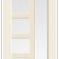 THERMATRU Full Lite 2'8" Or 3'0" X 6'8" Or 8'0" Smooth Star Fiberglass Exterior Prehung Door Flush Glazed SDL Wide Profile S3400L, S3400R, S83400L Or S83400R