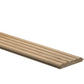TGROUND 3/4" X 5-1/2" X 10'0 Poplar Or White Oak Unfinished T&G Tambour Molding TGROUNDPOP/TGROUNDWO