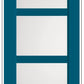 THERMATRU Full Lite 2'8" Or 3'0" X 6'8" Or 8'0" Smooth Star Fiberglass Exterior Prehung Door Flush Glazed SDL Wide Profile S5700 Or S85700