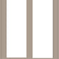 ANDERSEN FWG5068 400 Series 59-1/4" X 79-1/2" Frenchwood Sliding/Gliding Vinyl Exterior Wood Interior Dual Pane Low-E Tempered Argon Fill Glass 2 Panel Patio Door Grilles/Screen/Assembeled Options