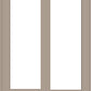 ANDERSEN FWG60611 400 Series 71-1/4" X 82-3/8" Frenchwood Sliding/Gliding Vinyl Exterior Wood Interior Dual Pane Low-E Tempered Argon Fill Glass 2 Panel Patio Door Grilles/Screen/Assembeled Options