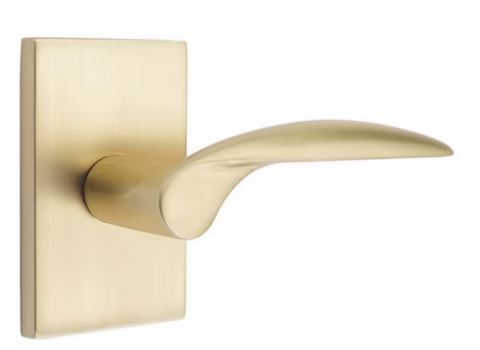 EMTEK Mercury Lever Modern, Disk, Square, Neos, Modern Rectangular, Or Urban Modern Rosette Door Lever Handle Passage, Privacy, Or Dummy Many Color Options