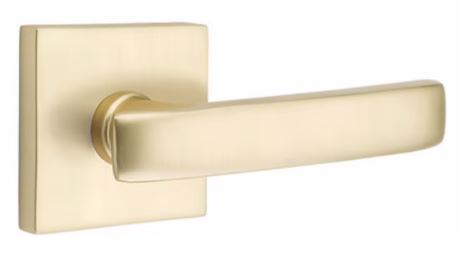 EMTEK Geneva Lever Modern, Disk, Square, Neos, Modern Rectangular, Or Urban Modern Rosette Door Lever Handle Passage, Privacy, Or Dummy Many Color Options