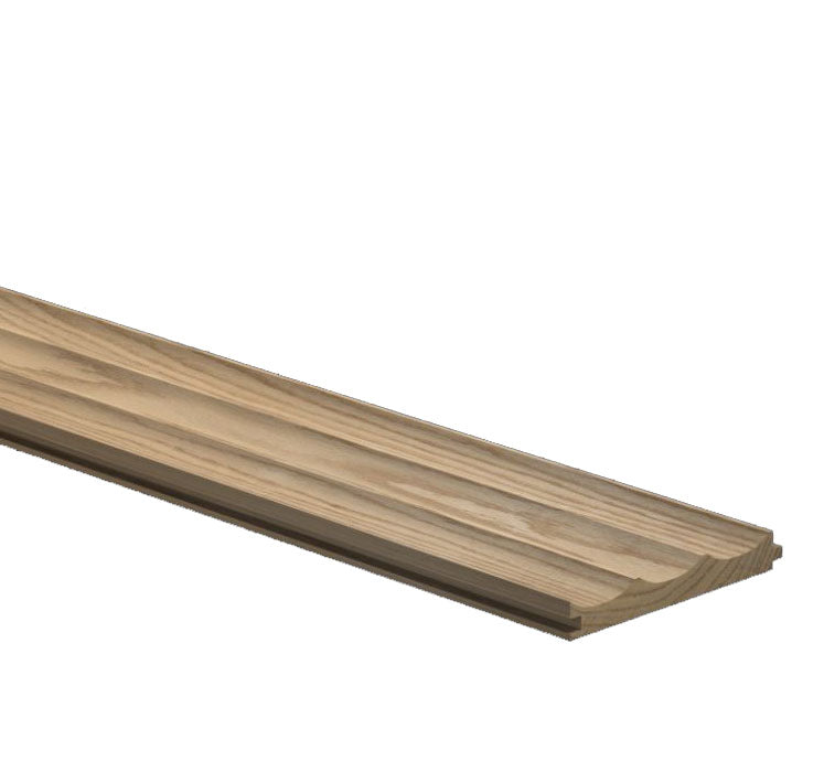 TGSCOOP 3/4" X 5-1/2" X 10'0 Poplar Or White Oak Unfinished T&G Tambour Molding