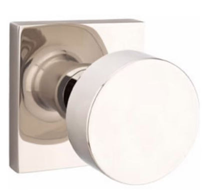 EMTEK Round Knob  Modern, Disk, Square, Neos, Modern Rectangular, Or Urban Modern Rosette Door Knob Handle Passage, Privacy, Or Dummy Many Color Options