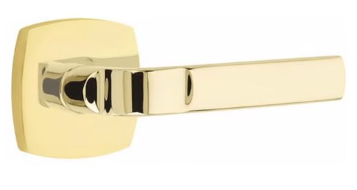 EMTEK Aston Lever Modern, Disk, Square, Neos, Modern Rectangular, Or Urban Modern Rosette Door Lever Handle Passage, Privacy, Or Dummy Many Color Options