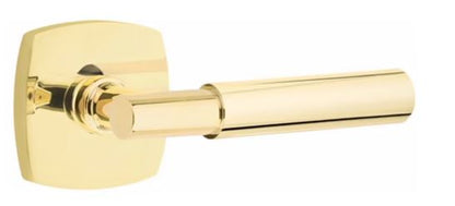 EMTEK Myles Lever Modern, Disk, Square, Neos, Modern Rectangular, Or Urban Modern Rosette Door Lever Handle Passage, Privacy, Or Dummy Many Color Options