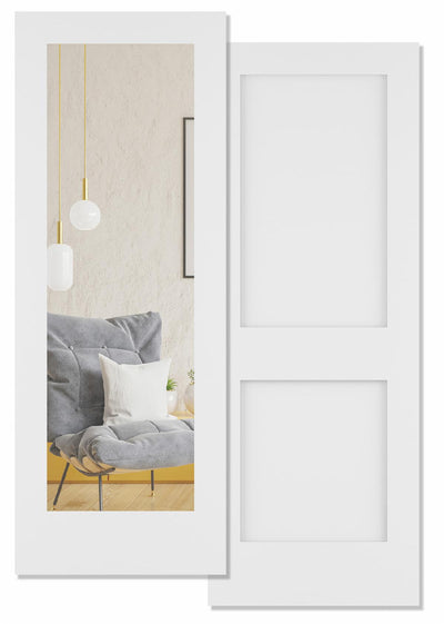 Brosco Frameport Mirror/2-Panel Shaker Sticking 6'8