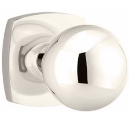 EMTEK Orb Knob  Modern, Disk, Square, Neos, Modern Rectangular, Or Urban Modern Rosette Door Knob Handle Passage, Privacy, Or Dummy Many Color Options