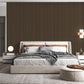 MASISA Carvalo Or Bosco 1/2" X 8.6" X 97.6" Walnut Or Oak MDF Fluted Accent Wall Woodgrain Panels Molding (4-Pack)