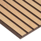 MASISA Carvalo Or Bosco 1/2" X 8.6" X 97.6" Walnut Or Oak MDF Fluted Accent Wall Woodgrain Panels Molding (4-Pack)