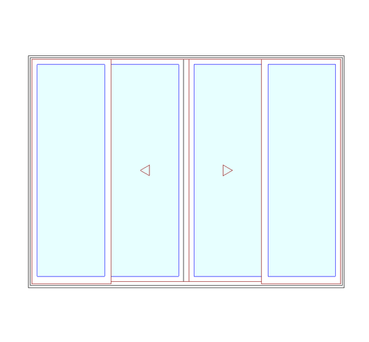 MARVIN Elevate 10'0" X 7'0" Wood Interior Ultrex Fiberglass Exterior Sliding Clear Tempered Low-E2 With Argon Glass 4 Panel Patio Door Grilles/Screen Options