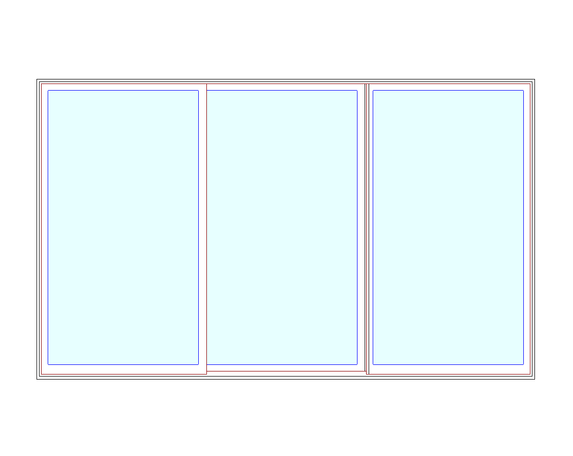 MARVIN Elevate CN 12070 3 Panel Sliding Patio Door 142.5" X 86" Ultrex Fiberglass Exterior Wood Interior Clear Tempered Glass Low-E2 With Argon Grilles/Screen Optional